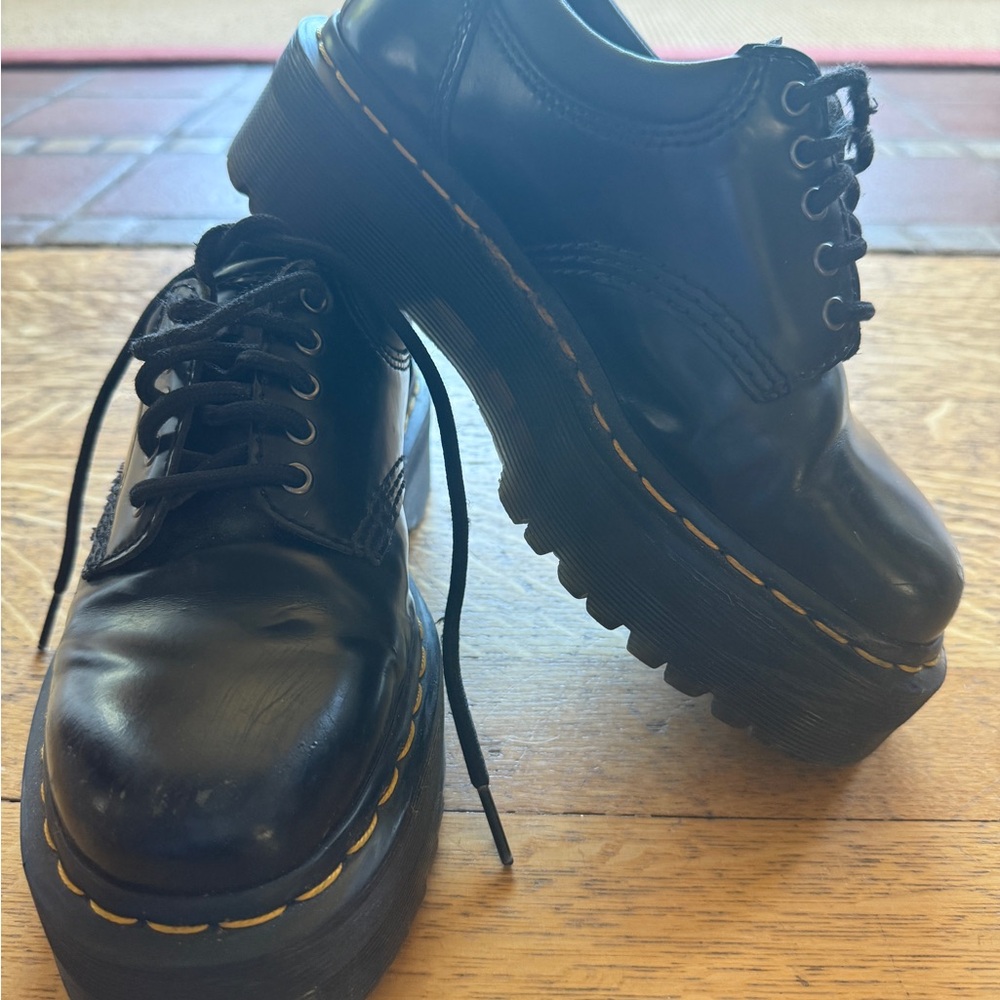 Dr. Martens Black Leather Oxfords